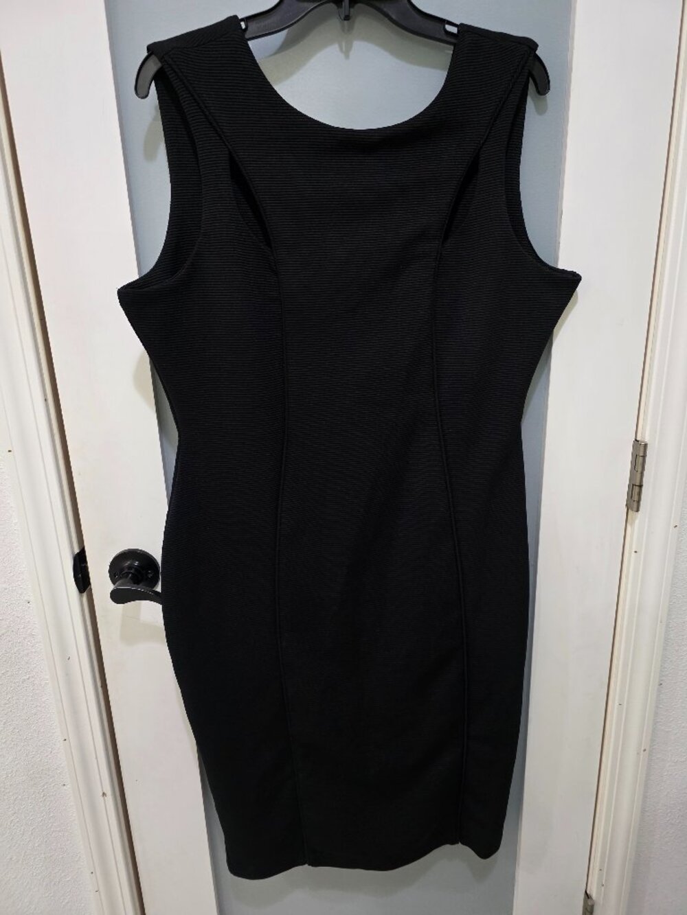 Kardashian‎ Kollection Black Bodycon Dress XL | Cutout Front Detail